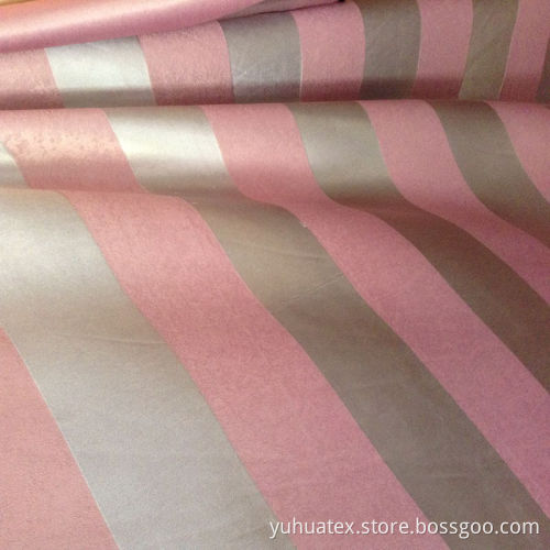 Yuhua Yard Dyed Wide Stripe Double Color Blackout Curtain Fabric (YH-2RG240)